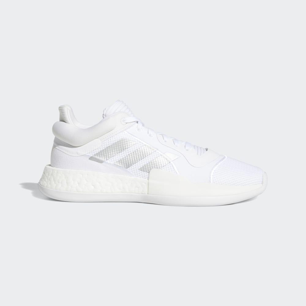 Adidasi Baschet Adidas Marquee Boost Josi Barbati Romania - Albi/Argintii Metal EG2805